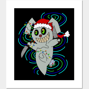 Marvin the Killer Bunny (2022 Version) (Christmas Edition) Posters and Art